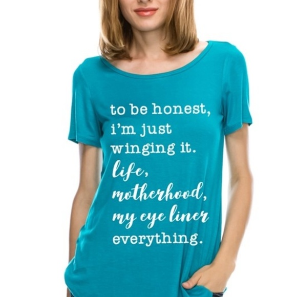 To Be Honest Graphic Tee! - Picture 2 of 2